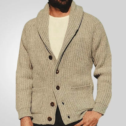 Axair Men’s Winter Knitted Cardigan Sweater