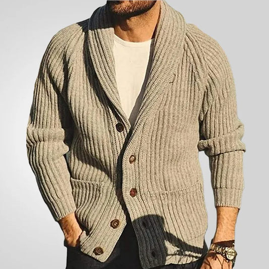 Axair Men’s Winter Knitted Cardigan Sweater