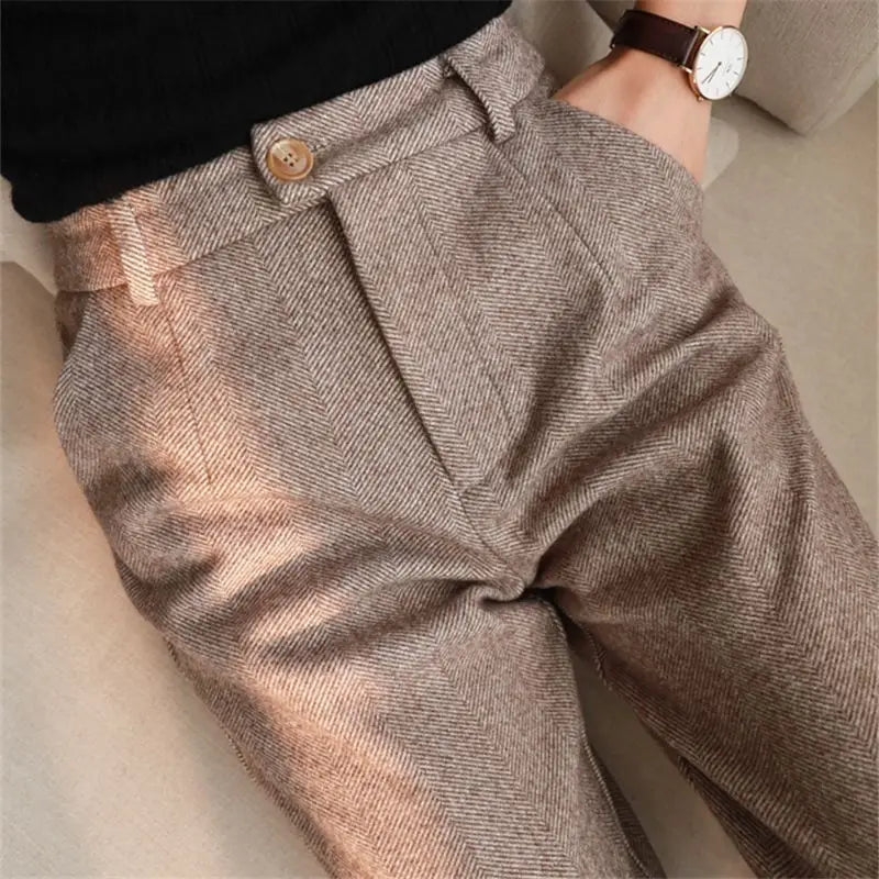 Axair Vintage High-Waist Wide-Leg Pants