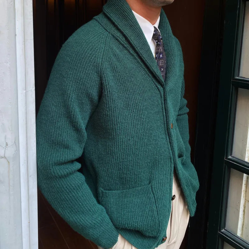 Axair Men's England Style Cardigan