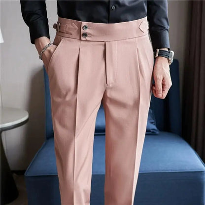 Axair British Casual Wide-Leg Pants