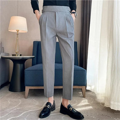 Axair British Casual Wide-Leg Pants