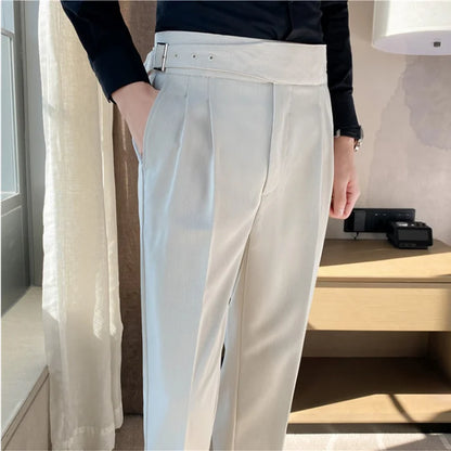 Axair British Casual Wide-Leg Pants