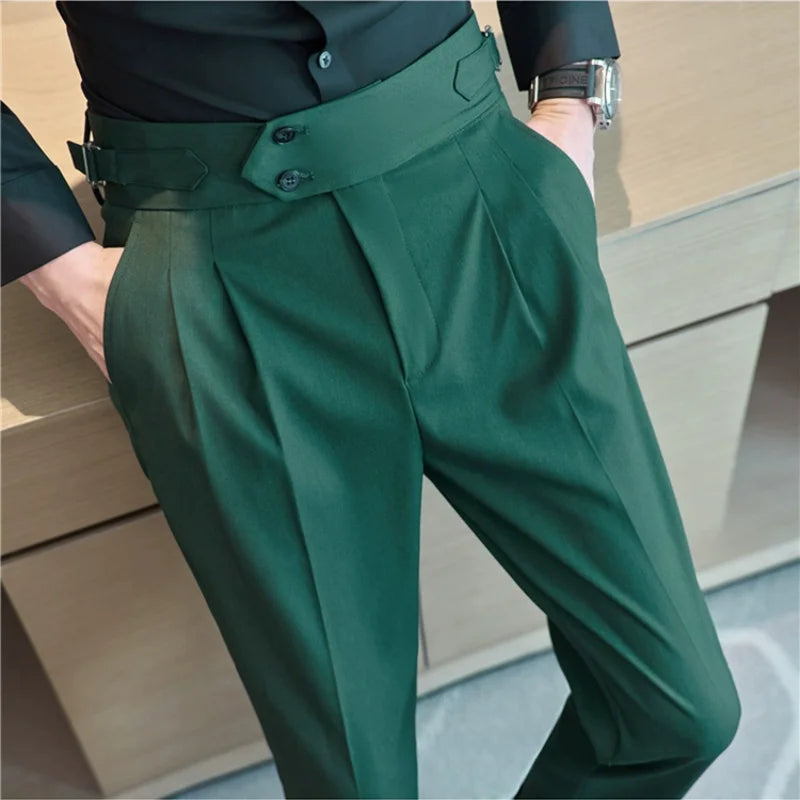 Axair British Casual Wide-Leg Pants