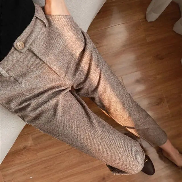 Axair Vintage High-Waist Wide-Leg Pants